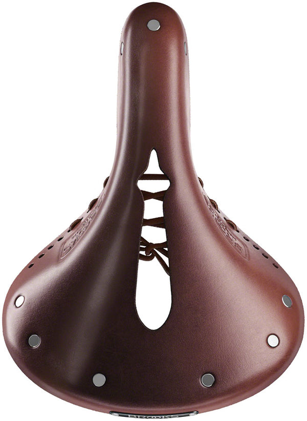 Brooks B17 Carved Saddle - Steel Antique Brown