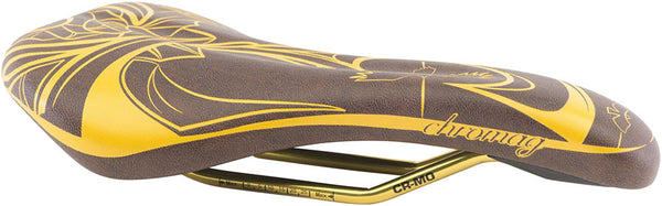 Chromag Juniper LTD Saddle - Chromoly Goldhide