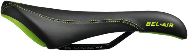 SDG Bel-Air RL Saddle - Steel Black/Green