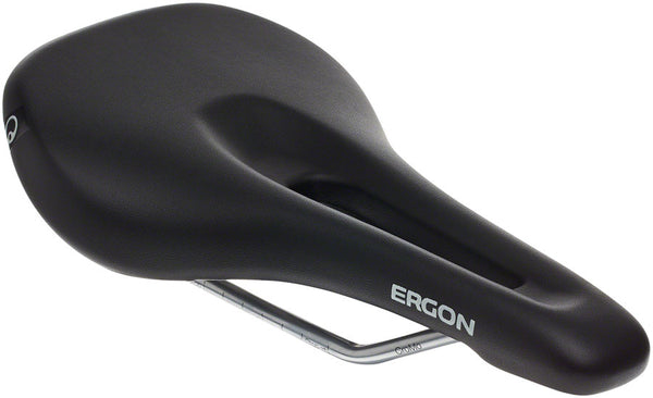 Ergon SM Saddle - Chromoly Black Women's Small/Medium