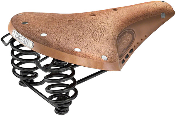 Brooks B67 Saddle - Steel Dark Tan Softened Short