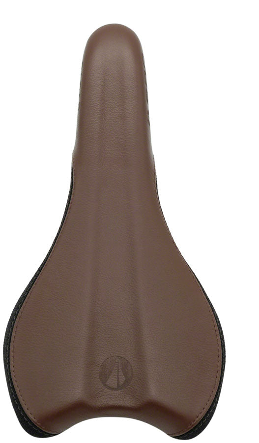 SDG Radar Saddle - Titanium Alloy Brown/Black Leather