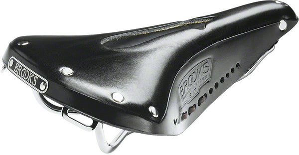 Brooks B17 Carved Saddle - Steel Black Mens