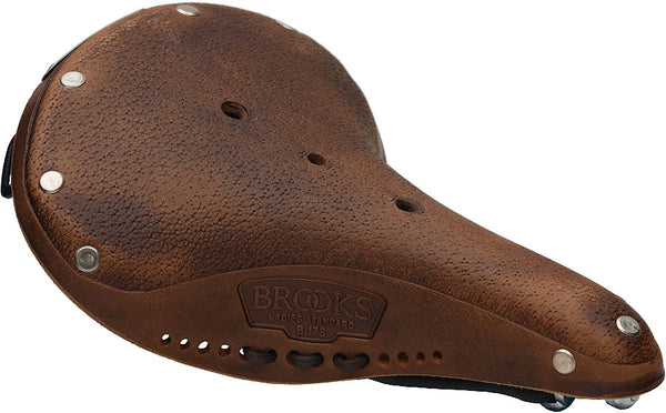 Brooks B17 Softened Saddle - Steel Dark Tan Womens