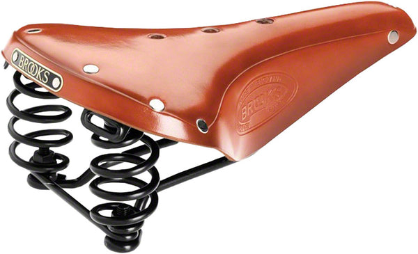 Brooks Flyer Saddle - Steel Honey Mens