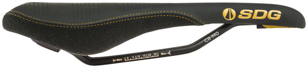 SDG Radar Saddle - Chromoly Black/Gold