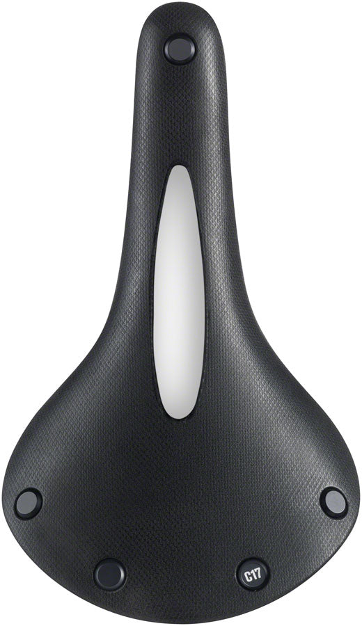 Brooks C17 Carved All Weather Saddle - Steel Black Mens