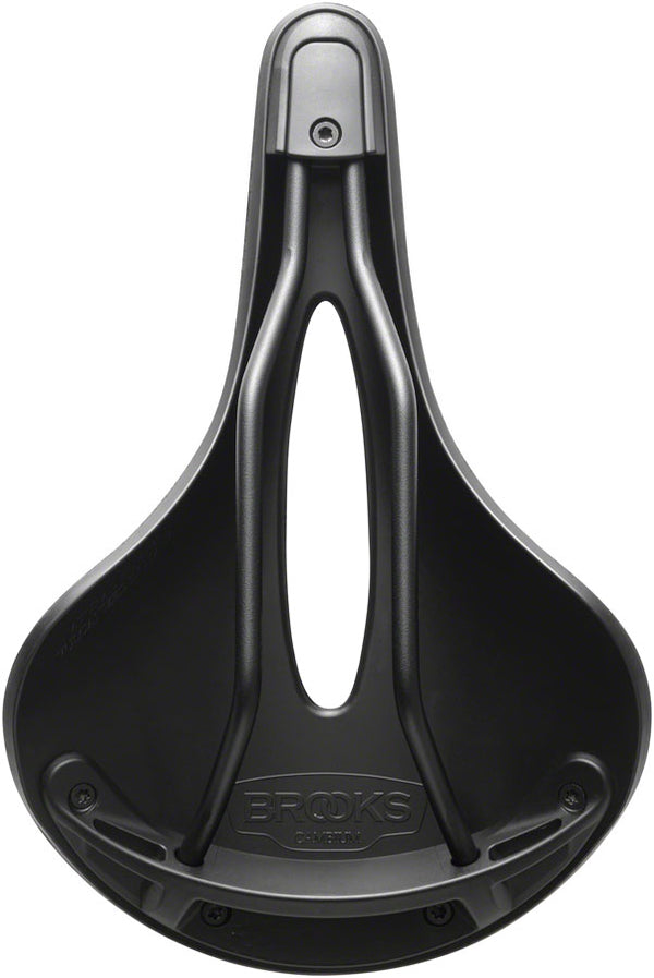 Brooks C19 Carved All Weather Saddle - Steel Black Mens