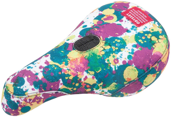 Odyssey Aaron Ross Fat Cap Saddle BMX Pivotal Splatter Fat