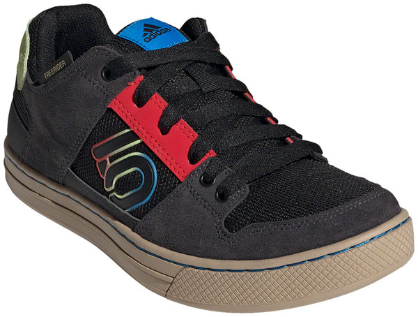 Five Ten Freerider Flat Shoes - Men's Core Black/Carbon/Pulse Lime 7