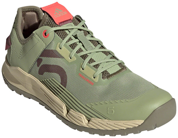 Five Ten Trailcross LT Flat Shoes - Women's Magic Lime/Quiet Crimson/Orbit Green 8