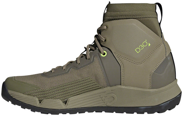 Five Ten Trailcross Mid Pro Flat Shoes - Men's Orbit Green/Core BLK/Pulse Lime 10.5
