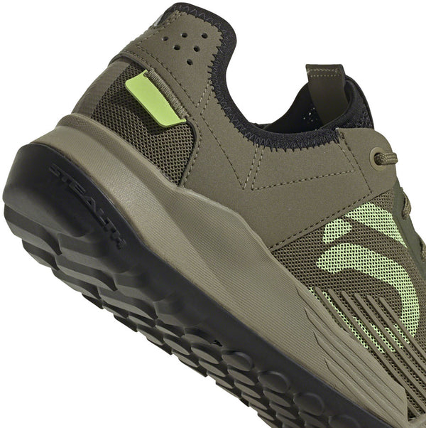 Five Ten Trailcross LT Flat Shoes - Men's Focus Olive/Pulse Lime/Orbit Green 8.5