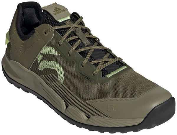 Five Ten Trailcross LT Flat Shoes - Men's Focus Olive/Pulse Lime/Orbit Green 6.5