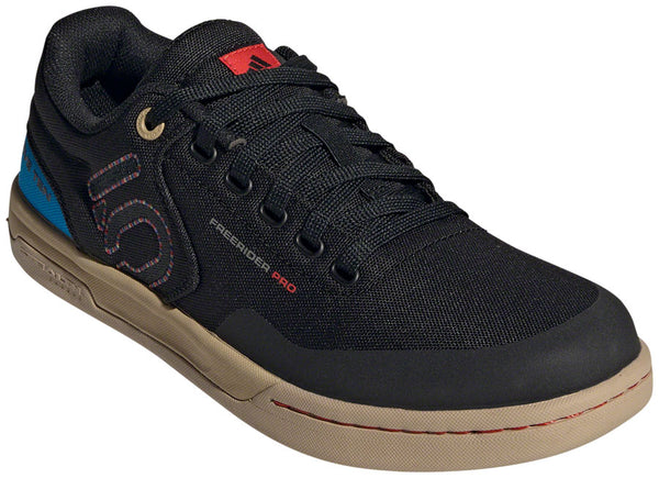 Five Ten Freerider Pro Canvas Flat Shoes - Mens Core BLK/Carbon/Pulse Lime 9