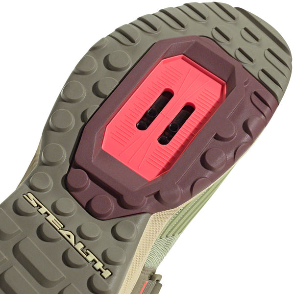 Five Ten Trailcross Mountain Clipless Shoes - Women's Quiet Crimson/Orbit Green/Turbo 10