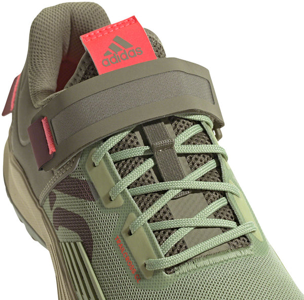 Five Ten Trailcross Mountain Clipless Shoes - Women's Quiet Crimson/Orbit Green/Turbo 10