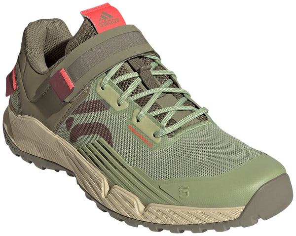 Five Ten Trailcross Mountain Clipless Shoes - Women's Quiet Crimson/Orbit Green/Turbo 7.5