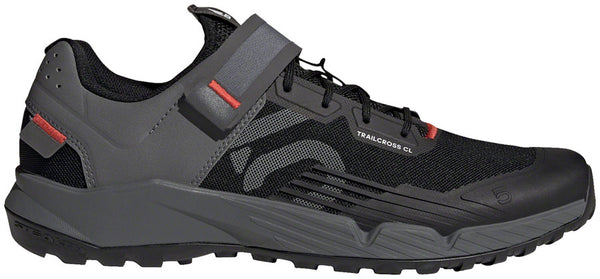 Five Ten Trailcross Mountain Clipless Shoes - Men's Core BLK/Gray Three/Red 8.5