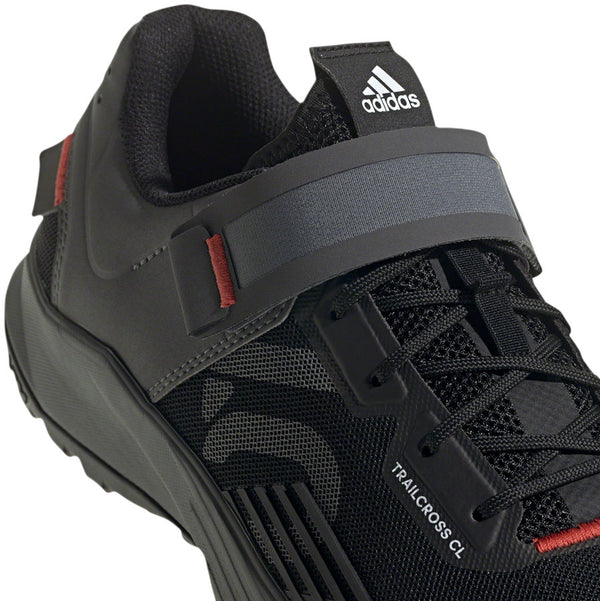 Five Ten Trailcross Mountain Clipless Shoes - Men's Core BLK/Gray Three/Red 9.5