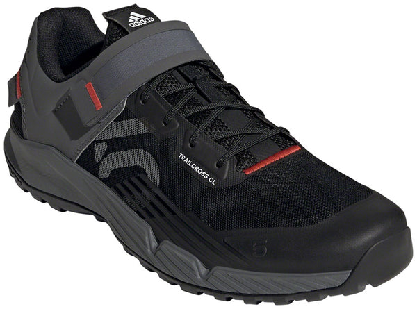 Five Ten Trailcross Mountain Clipless Shoes - Men's Core BLK/Gray Three/Red 8.5