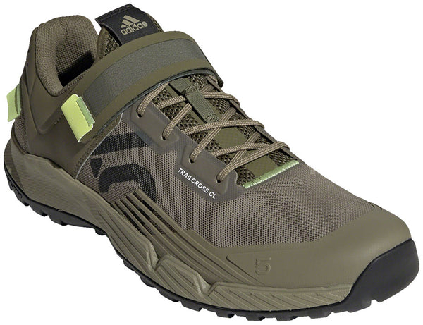 Five Ten Trailcross Mountain Clipless Shoes - Mens Orbit Green/Carbon/Pulse Lime 11.5