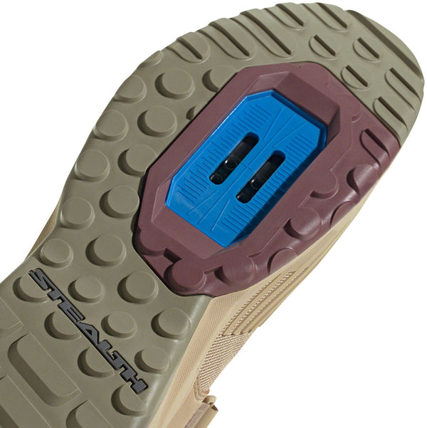 Five Ten Trailcross Mountain Clipless Shoes - Men's Beige Tone/Blue Rush/Orbit Green 11.5