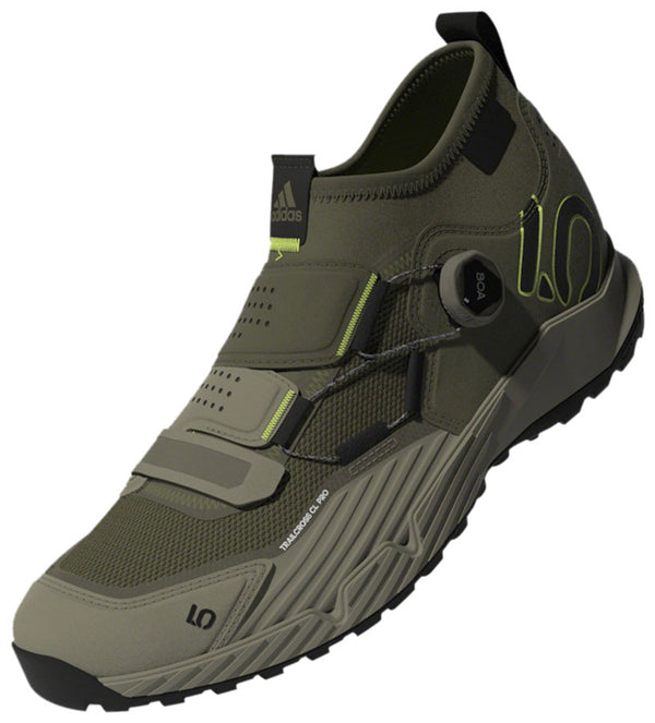 Five Ten Trailcross Pro Mountain Clipless Shoes - Mens Green/BLK/Green 7.5