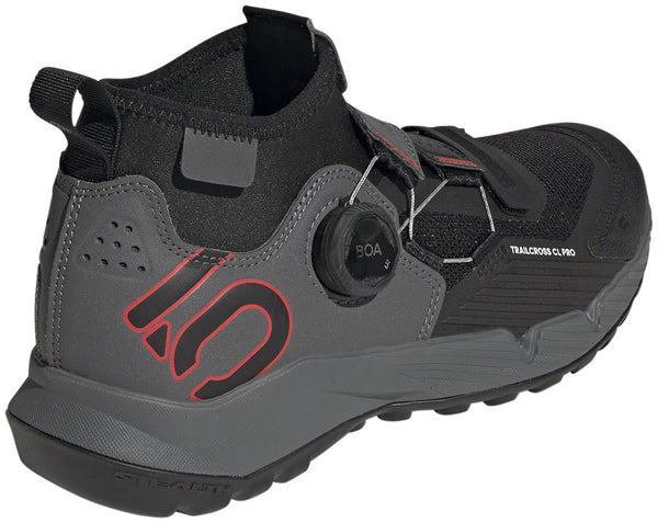 Five Ten Trailcross Pro Mountain Clipless Shoes - Womens Gray/Black/Red 9.5