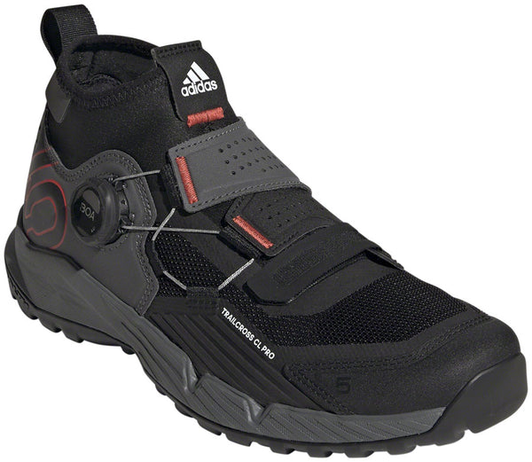 Five Ten Trailcross Pro Mountain Clipless Shoes - Womens Gray/Black/Red 5