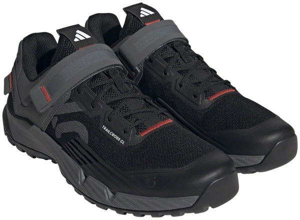 Five Ten Trailcross Mountain Clipless Shoes - Men's Core BLK/Gray Three/Red 6