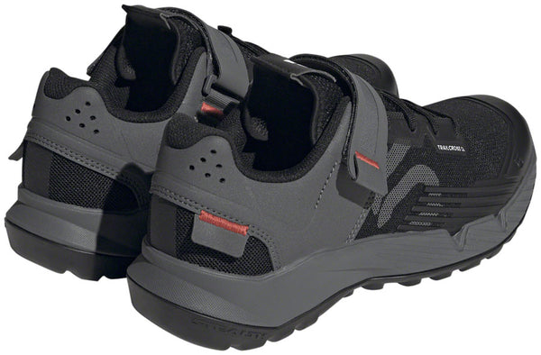 Five Ten Trailcross Mountain Clipless Shoes - Womens Core BLK/Gray Three/Red 5.5