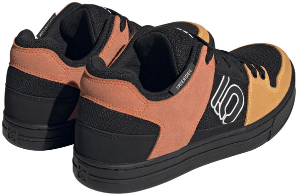 Five Ten Freerider Flat Shoes - Men's Core Black/Ftwr White/Impact Orange 7