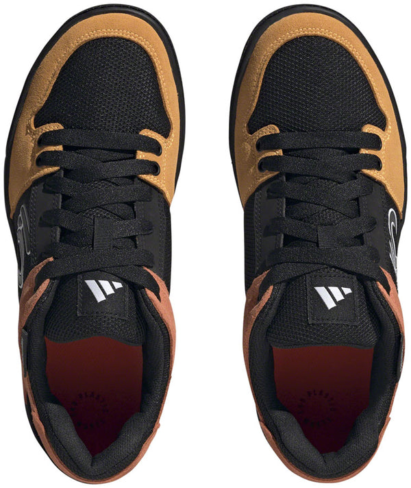 Five Ten Freerider Flat Shoes - Men's Core BLK/Ftwr White/Impact Orange 8.5