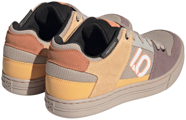 Five Ten Freerider Flat Shoes - Womens Wonder Taupe/Ftwr White/Acid Orange 7.5
