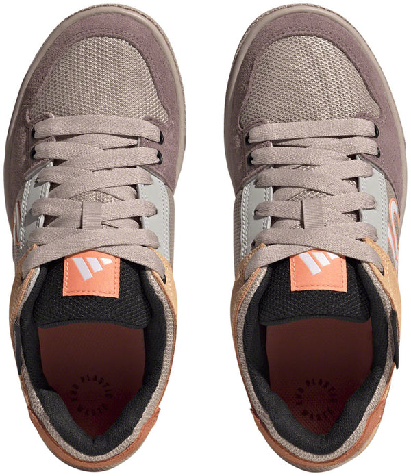 Five Ten Freerider Flat Shoes - Women's Wonder Taupe/Ftwr White/Acid Orange 10