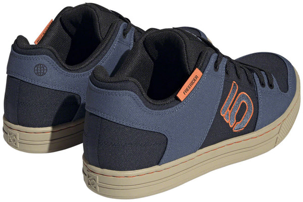 Five Ten Freerider Canvas Flat Shoes - Men's Core Legend Ink/Wonder Steel/Impact Orange 9.5