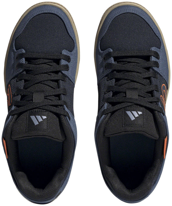 Five Ten Freerider Canvas Flat Shoes - Men's Core Legend Ink/Wonder Steel/Impact Orange 8.5