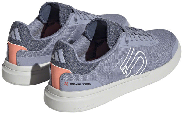 Five Ten Sleuth Deluxe Canvas Flat Shoes - Women's Silver Violet/Ftwr White/Coral 9.5