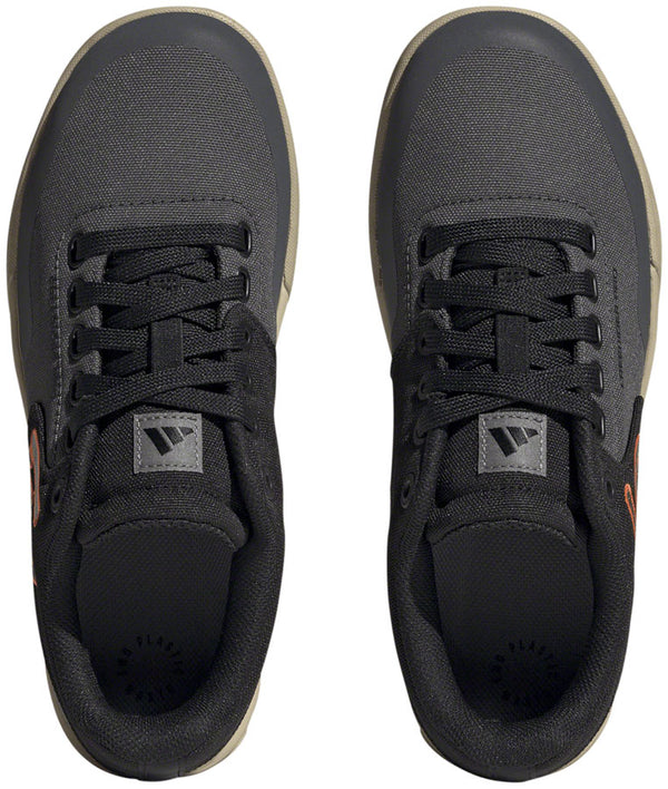 Five Ten Freerider Pro Canvas Flat Shoes - Women's Gray Six/Gray Four/Impact Orange 7