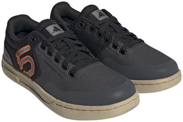 Five Ten Freerider Pro Canvas Flat Shoes - Women's Gray Six/Gray Four/Impact Orange 7