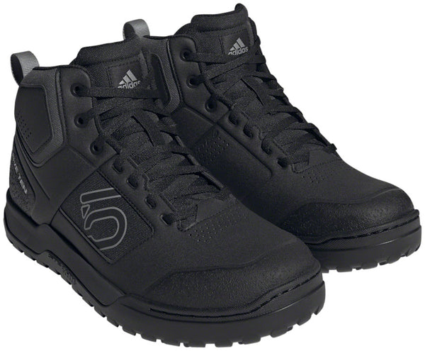 Five Ten Impact Pro Mid Flat Shoes - Men's Core Black/Gray Three/Gray Six 12