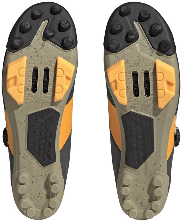 Five Ten Kestrel BOA Mountain Clipless Shoes - Men's Core BLK/Ftwr White/Impact Orange 8.5