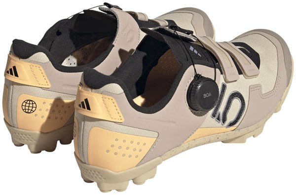 Five Ten Kestrel BOA Mountain Clipless Shoes - Womens Sand Strata/Silver Violet/Acid Orange 7.5