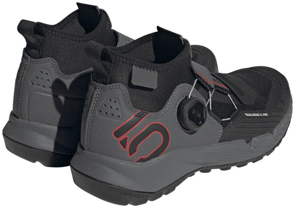 Five Ten Trailcross Pro Mountain Clipless Shoes - Womens Gray Five/Core BLK/Red 6