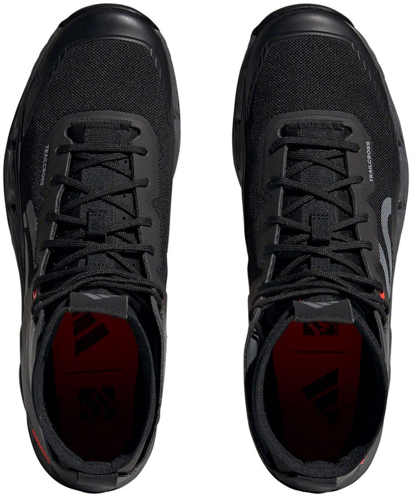 Five Ten Trailcross Mid Pro Flat Shoes - Men's Core BLK/Gray Two/Solar Red 9.5