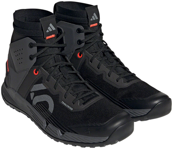 Five Ten Trailcross Mid Pro Flat Shoes - Men's Core BLK/Gray Two/Solar Red 11