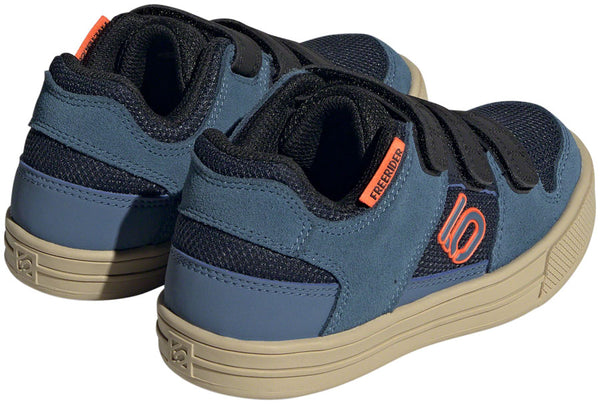 Five Ten Freerider Kid's VCS Flat Shoes - Youth Legend Ink/Wonder Steel/Impact Orange 2.5K
