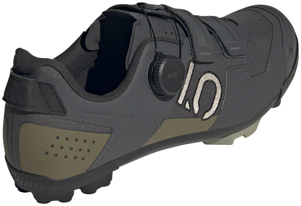 Five Ten Kestrel BOA Mountain Clipless Shoes - Men's Gray Six/Silver Pebble/Olive Strata 12.5