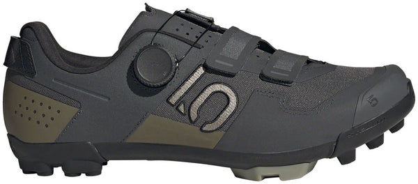 Five Ten Kestrel BOA Mountain Clipless Shoes - Men's Gray Six/Silver Pebble/Olive Strata 12.5